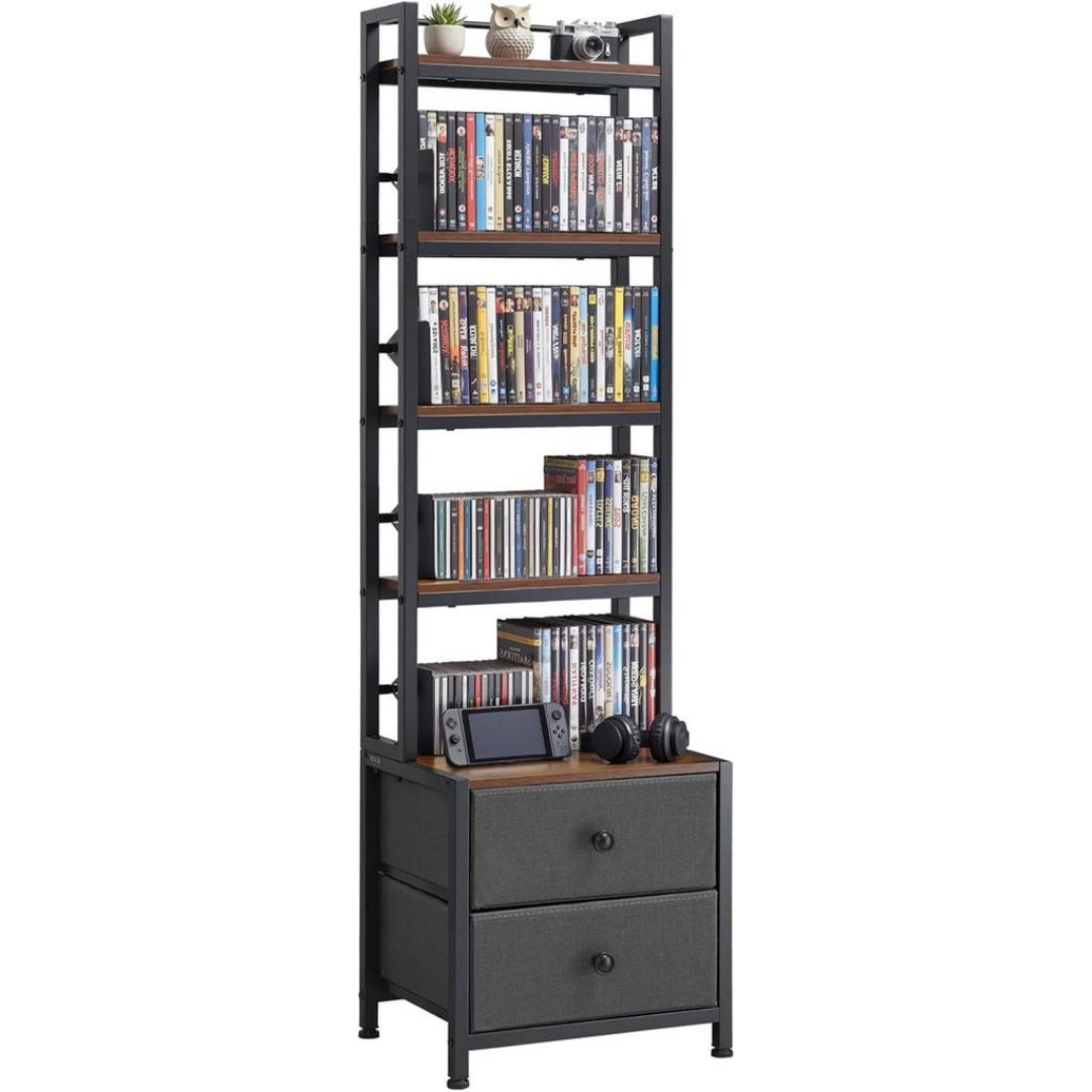 Porta CD e DVD modulari Nero Salvaspazio