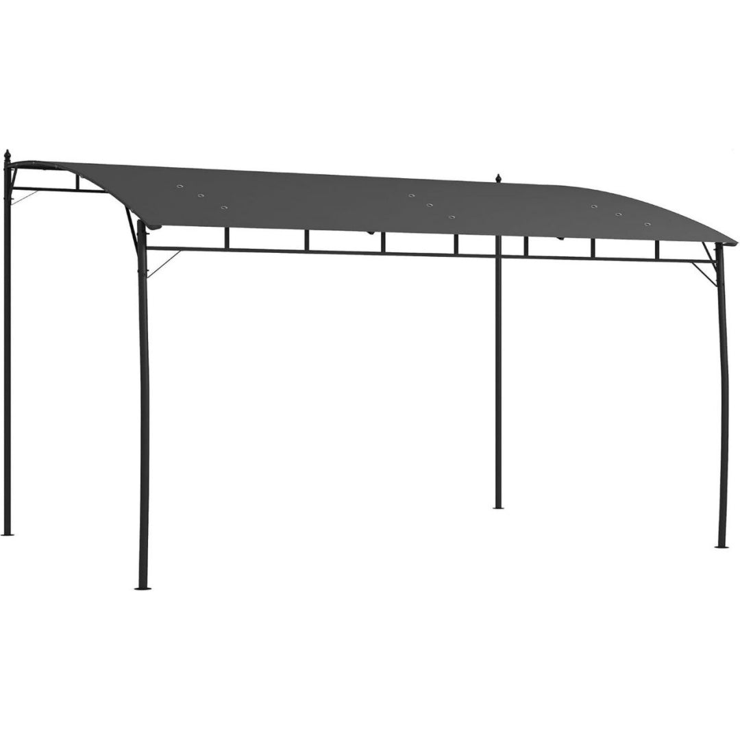 Metallo Gazebo Grigio Robusto