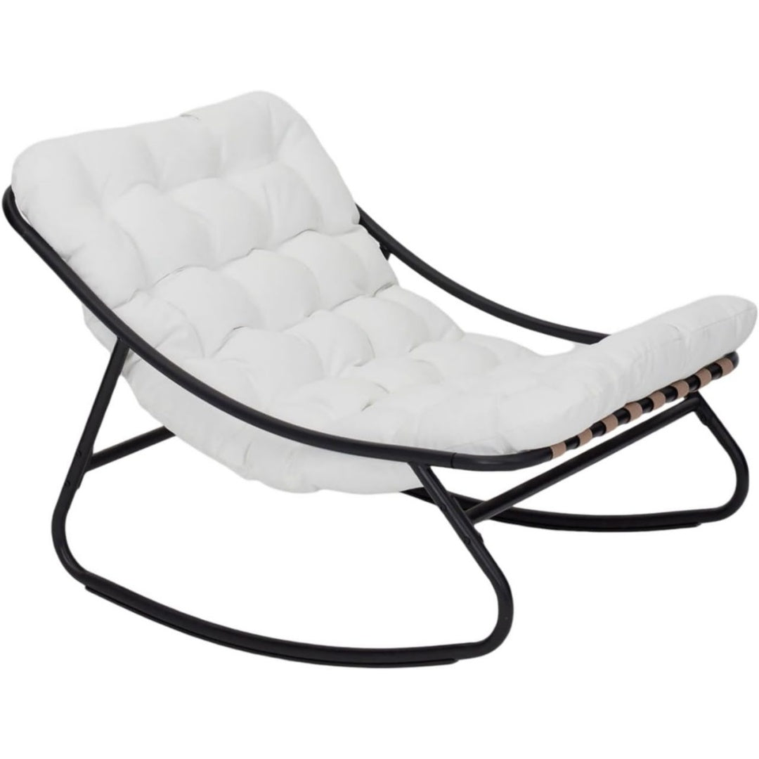 Sedie a dondolo 74 x 78 x 101 Bianco