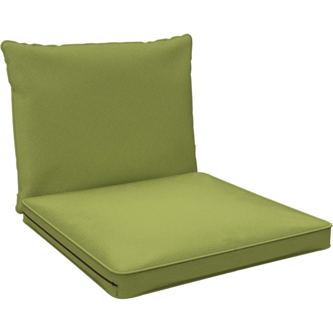 Tessuto Cuscini per sedie da giardino Verde Imbottito