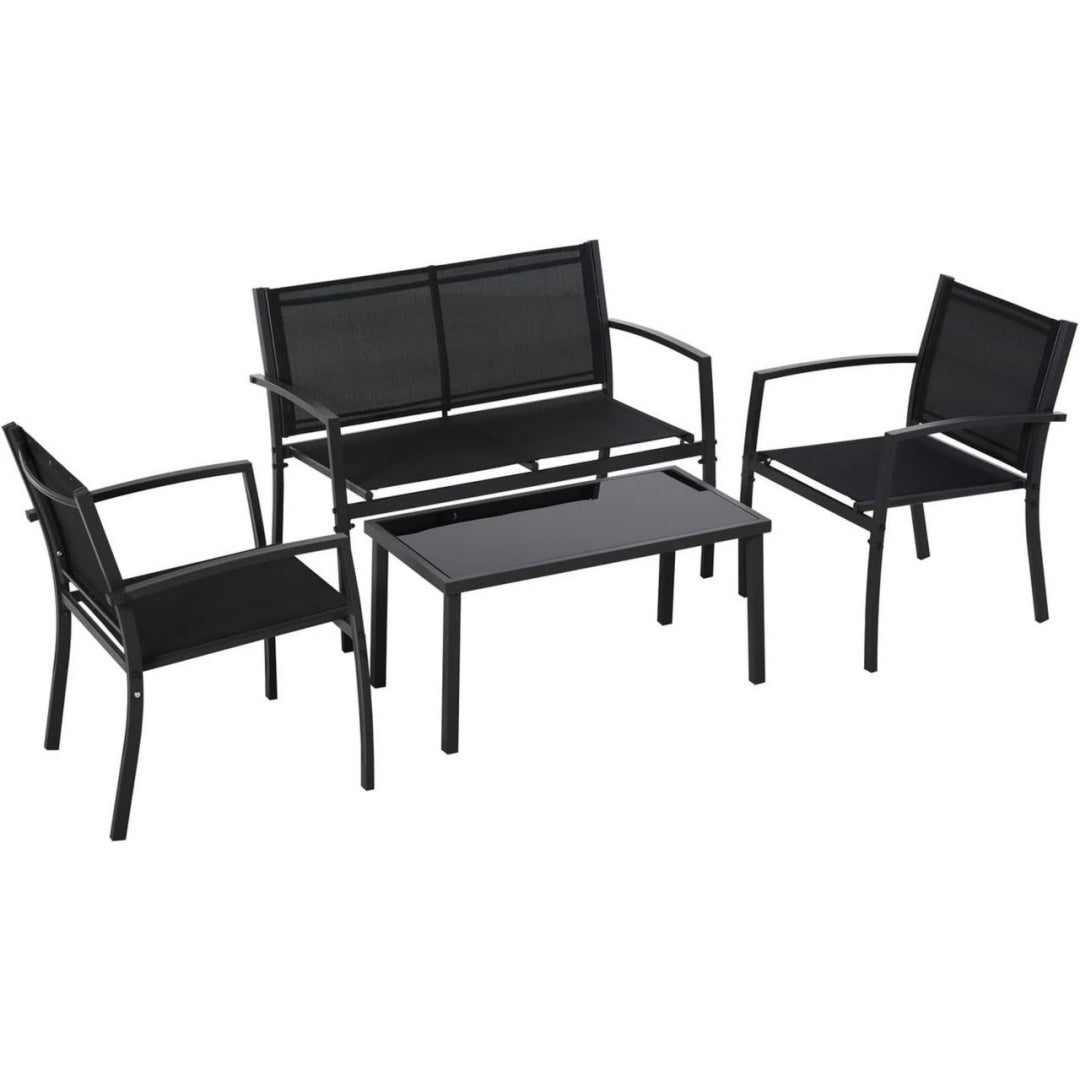 Divani in Metallo Nero