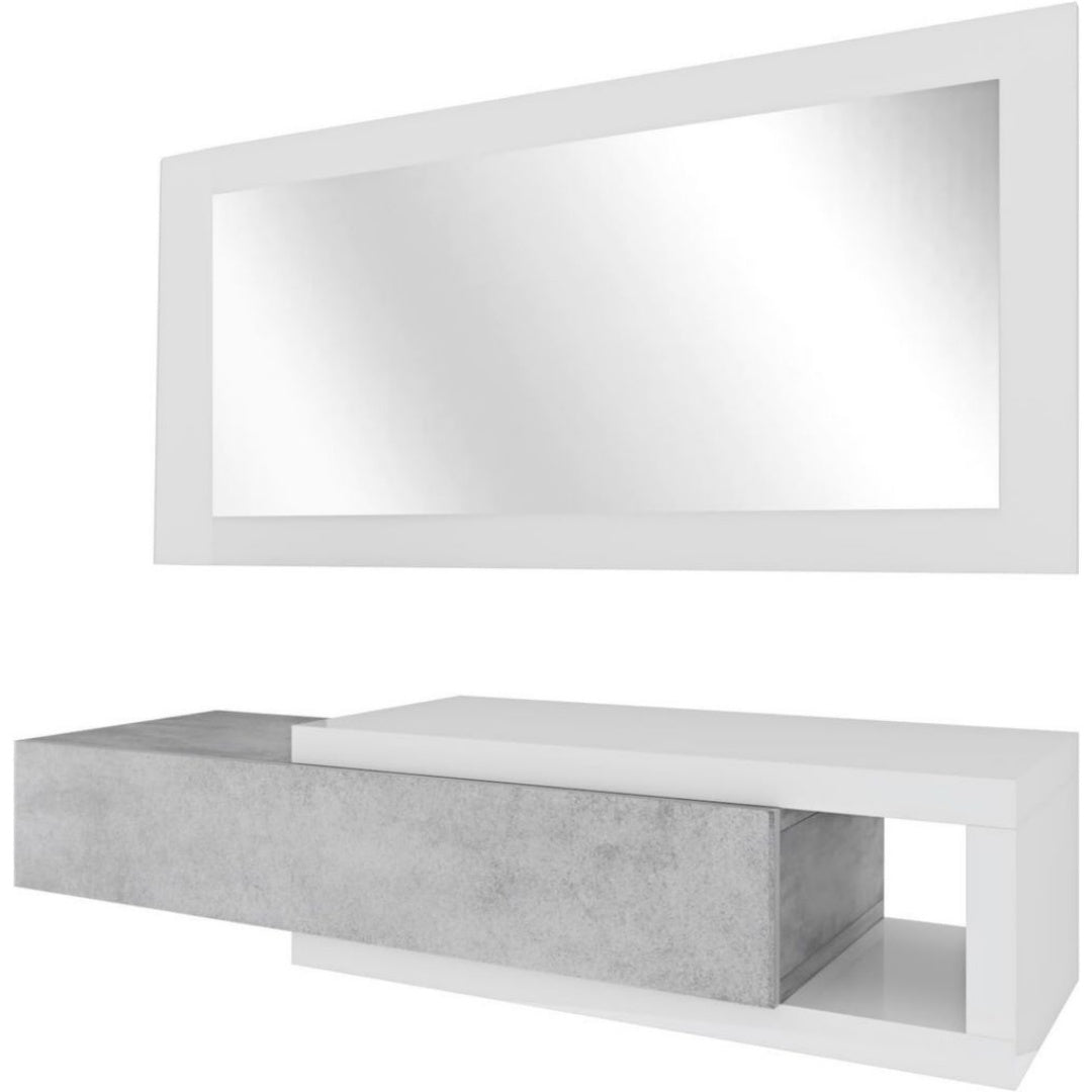 Set arredo ingresso 95x 26 x 19 Bianco