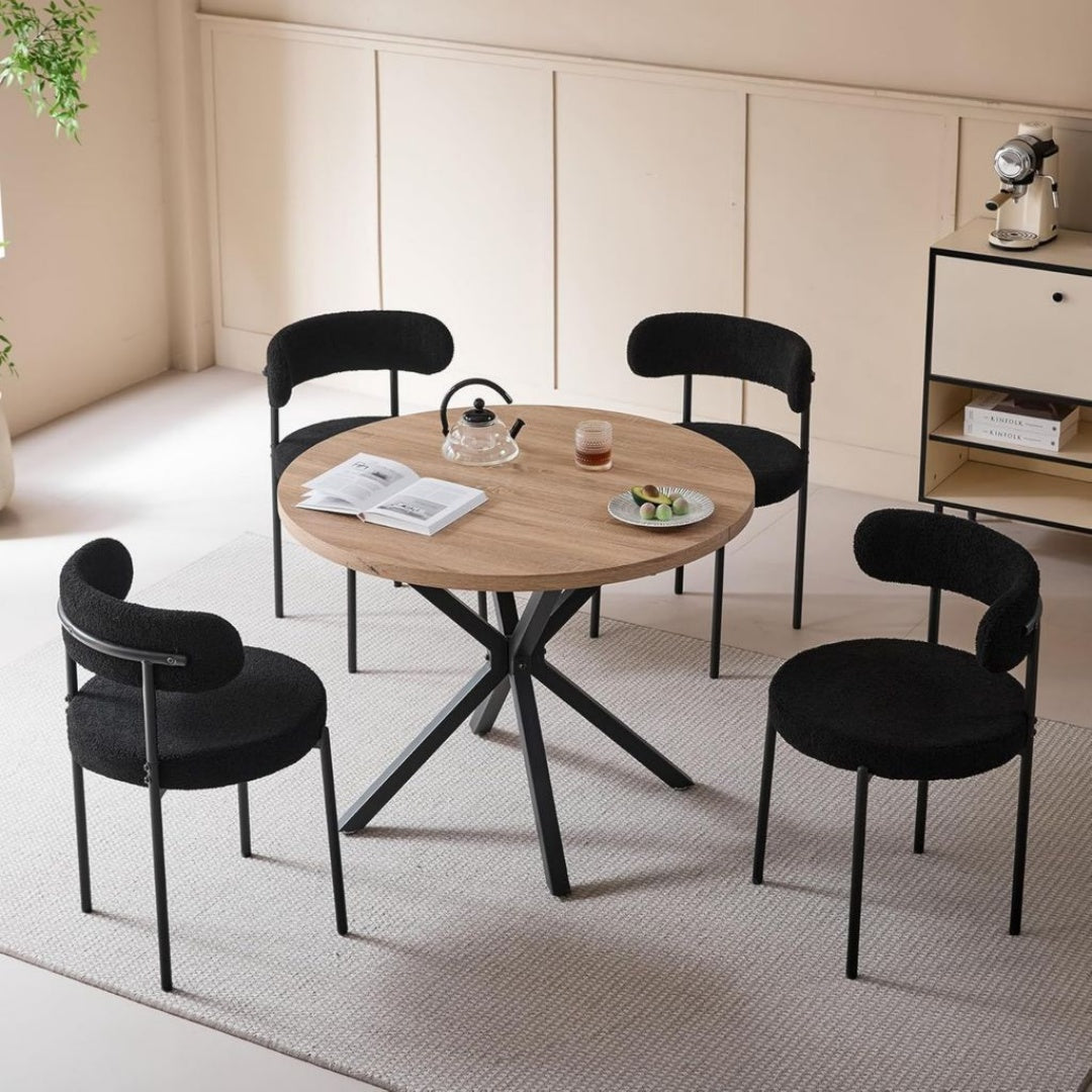Set sala da pranzo Nero - Robusto