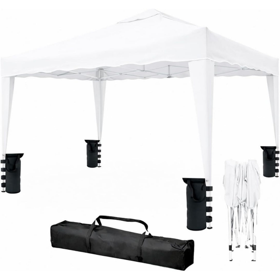 Pieghevole Bianco Gazebo