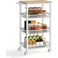 Carrelli portaoggetti Bianco Robusto
